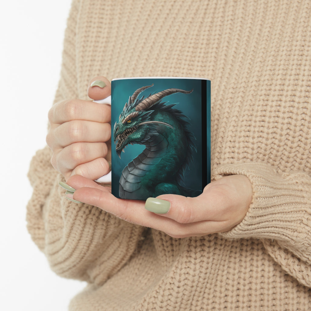 Fantasy Dragon RPG Mug | Role Playing Game Gift | Dragon Coffee Mug | RPG Fantasy Gift Ideas Mug 11oz 2