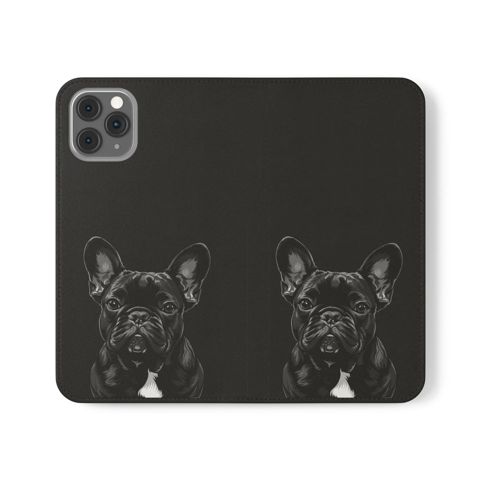 French Bulldog Phone Case | I Love My Frenchie Wallet Phone Case Gifts | IPhone & Samsung Galaxy French Bulldog Flip Cases