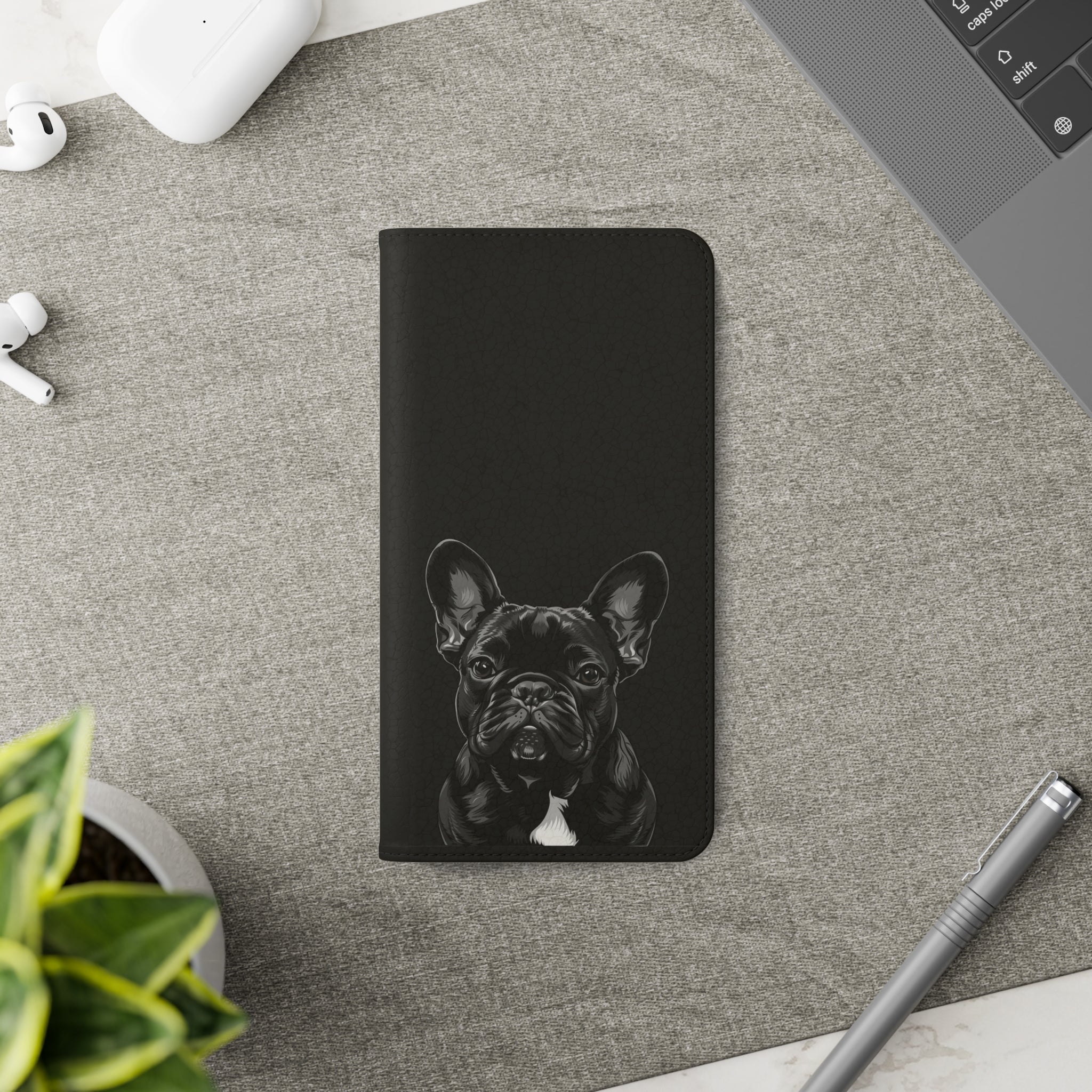 French Bulldog Phone Case | I Love My Frenchie Wallet Phone Case Gifts | IPhone & Samsung Galaxy French Bulldog Flip Cases