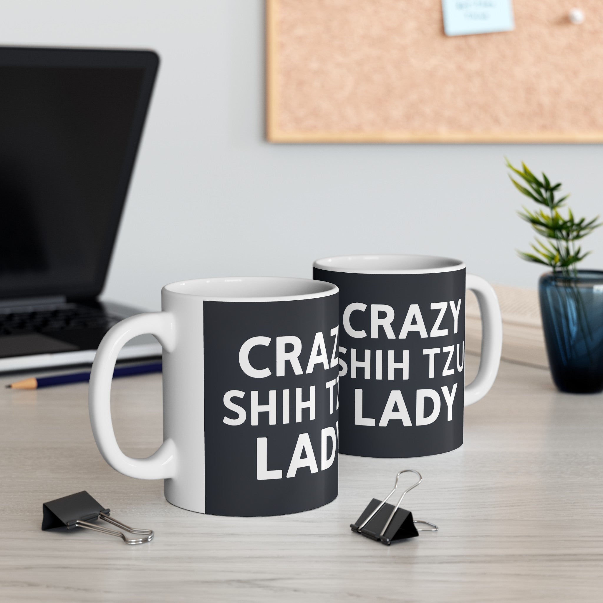 Crazy Shih Tzu Lady Mug | Shih Tzu Mom Gift | Shih Tzu Mom Coffee Mug | ShihTzu Mom Presents Mug 11oz