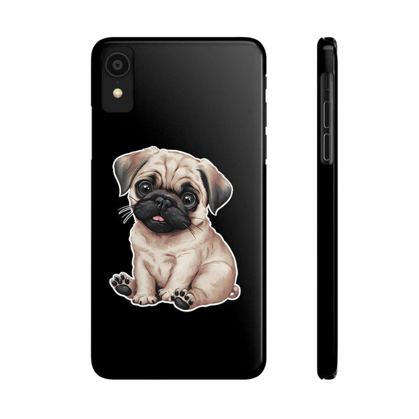 Premium Pug Puppy iPhone Case | Cute Pug Gifts Slim Phone Cases