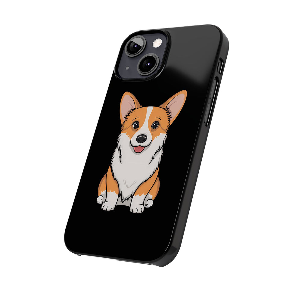 Cute Corgi Slim iPhone Case | Corgi Gift iPhone Case
