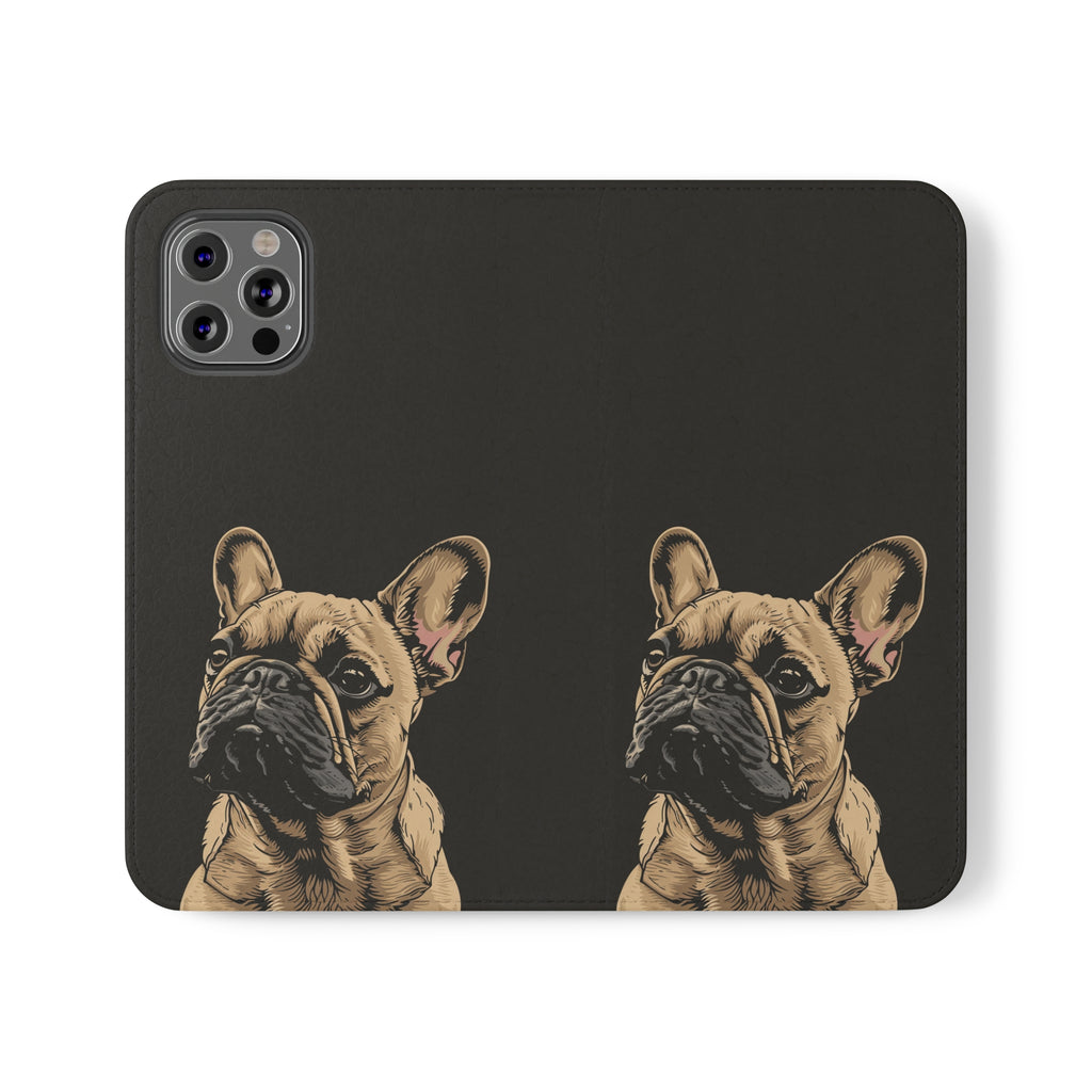 French Bulldog Phone Case | I Love My Frenchie Wallet Phone Case Gifts | IPhone & Samsung Galaxy French Bulldog Flip Cases