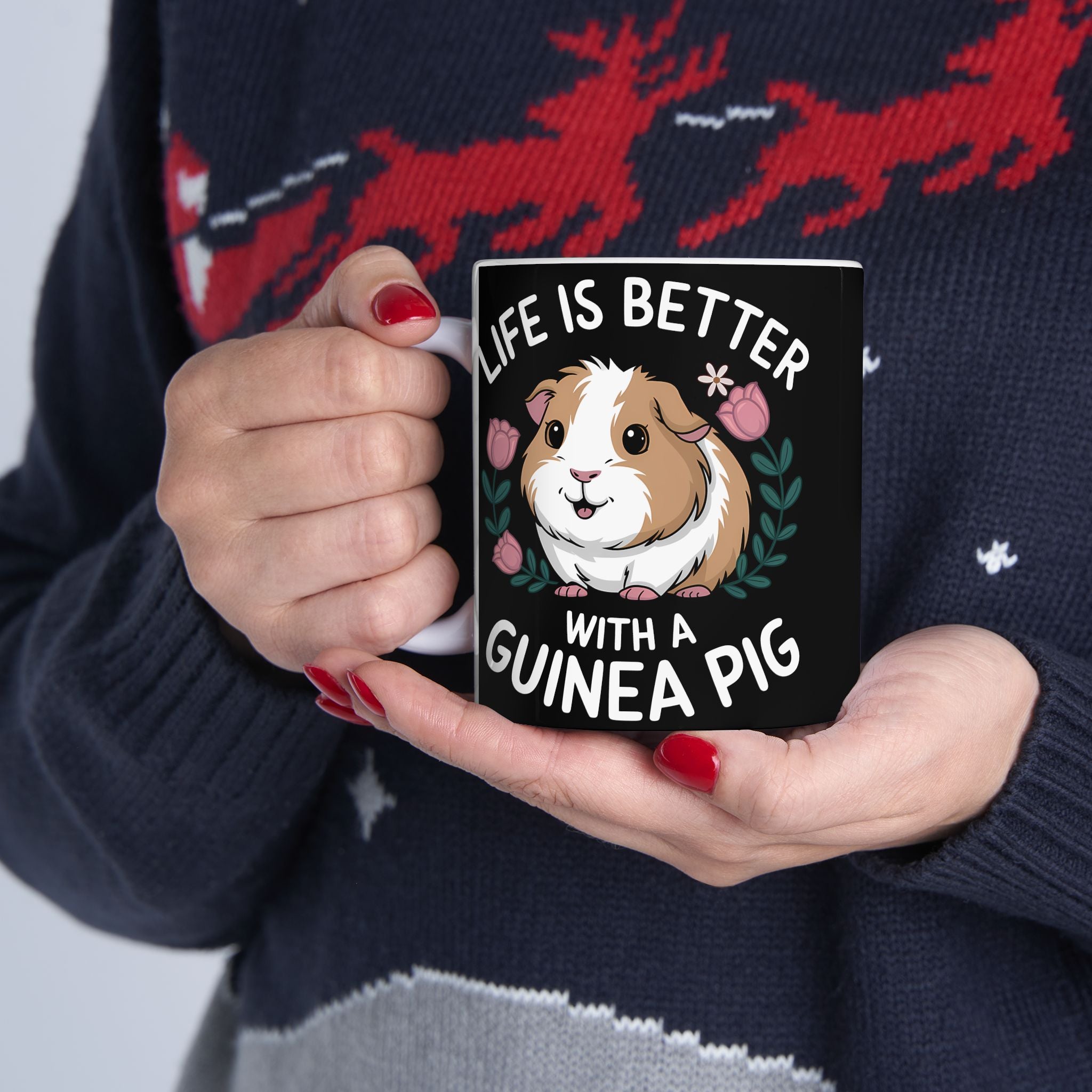 Guinea Pig Mug - Life Is Better With A Cute Guinea Pig Mug 2