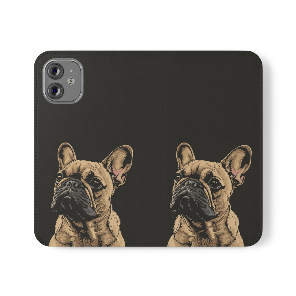 French Bulldog Phone Case | I Love My Frenchie Wallet Phone Case Gifts | IPhone & Samsung Galaxy French Bulldog Flip Cases