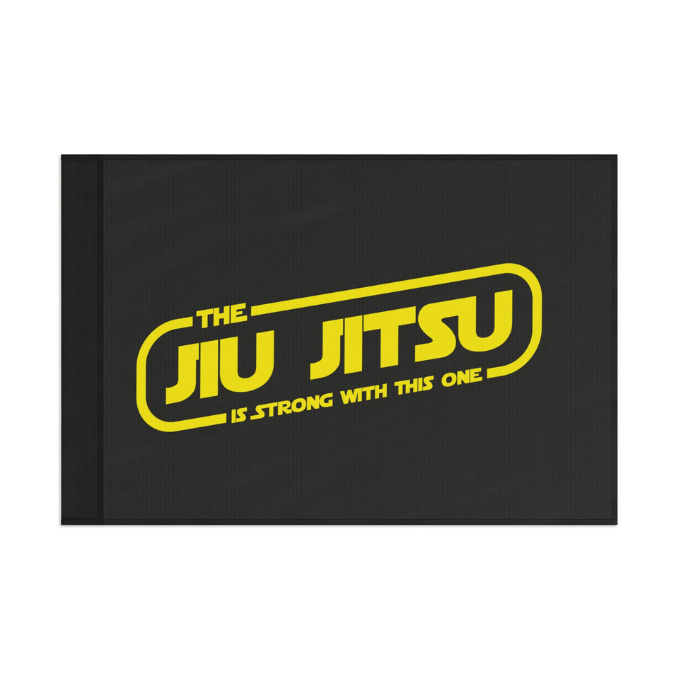 Brazilian Jiu Jitsu The Jiu-Jitsu Is Strong With This One Flag Banner | BJJ Flag