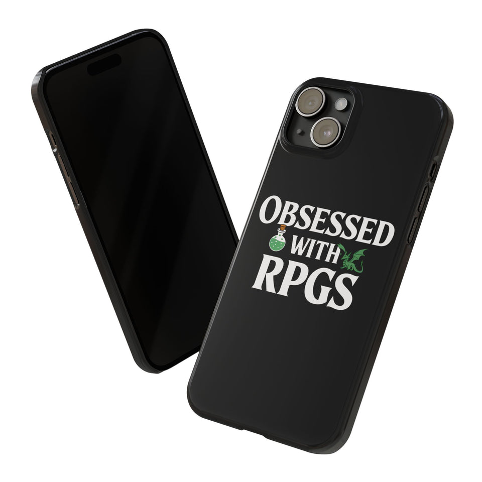 Premium Obsessed With RPGs iPhone Case | Role Playing Game Slim Phone Cases