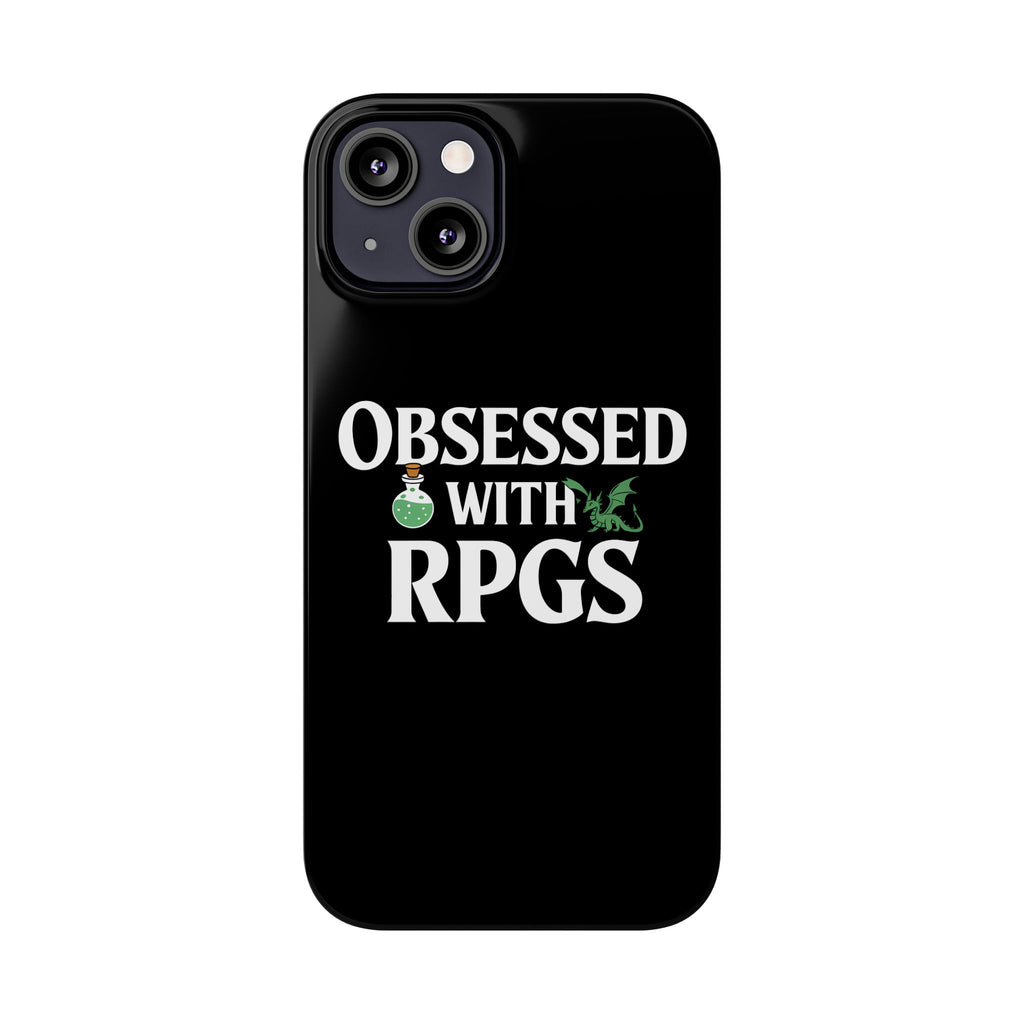 Premium Obsessed With RPGs iPhone Case | Role Playing Game Slim Phone Cases