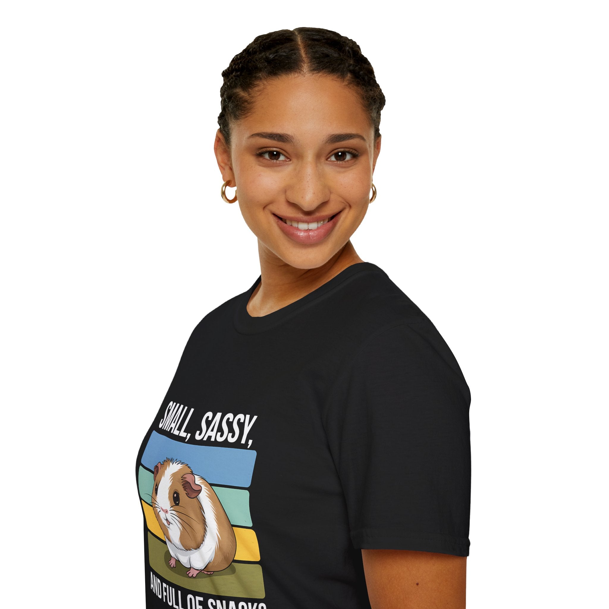Guinea Pig T-Shirt - Small, Sassy, and Full of Snacks Cute Shirt 2