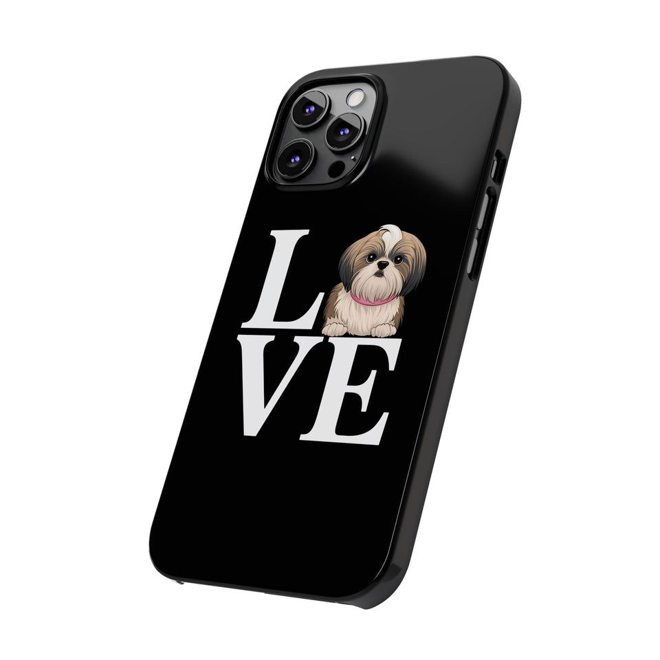Premium Love Shih Tzu iPhone Case | Cute Shih Tzu Slim Phone Cases
