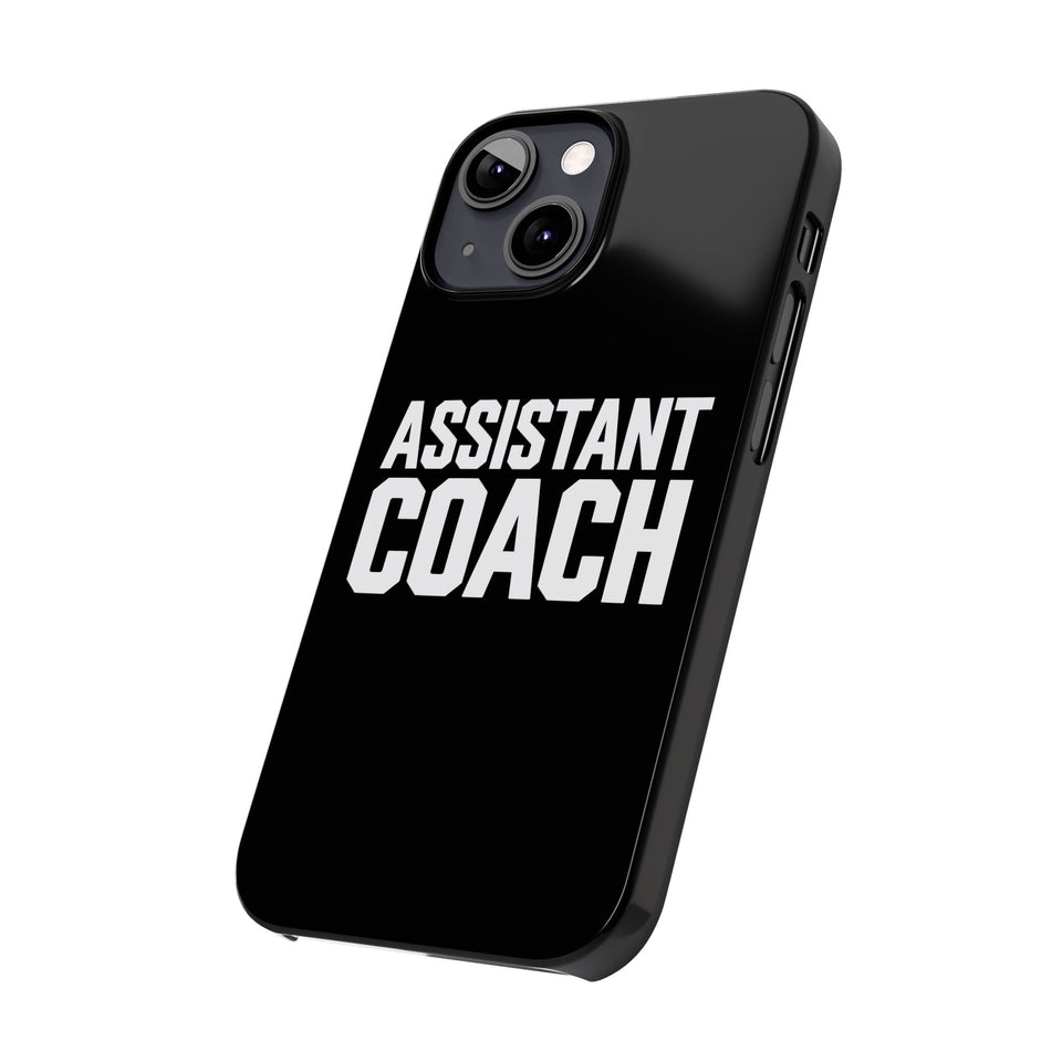 Premium Assistant Coach iPhone Case | Assistant Coach Gifts Slim Phone Cases