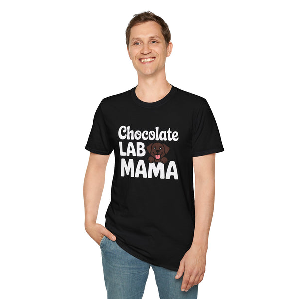 Chocolate Lab Mama T-Shirt - Chocolate Labrador Shirt