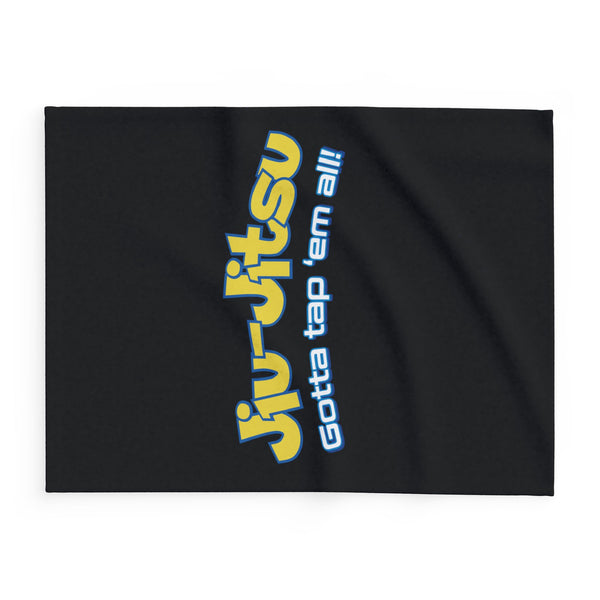 Brazilian Jiu Jitsu Blanket | Gotta Catch Them All BJJ Arctic Fleece Blanket