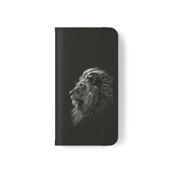Lion Phone Case | Lion Wallet Phone Case Gifts | IPhone & Samsung Galaxy Lion Flip Cases