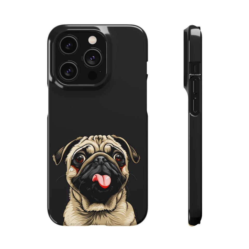 Pug Phone Case | I Love My Pug Phone Case | Pug iPhone & Samsung Galaxy Snap Cases