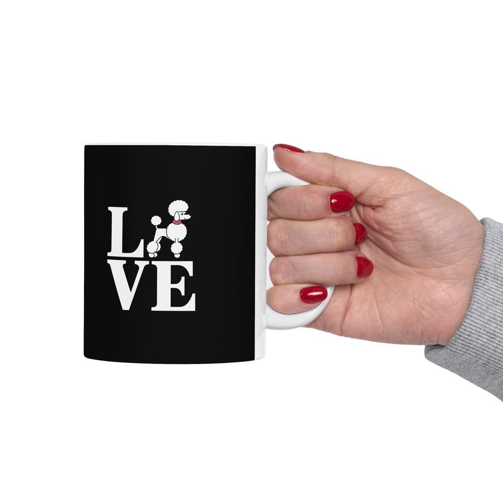 Cute Love Poodle Mug | Poodles Coffee Mug | Cute Poodle Coffee Mug 11oz