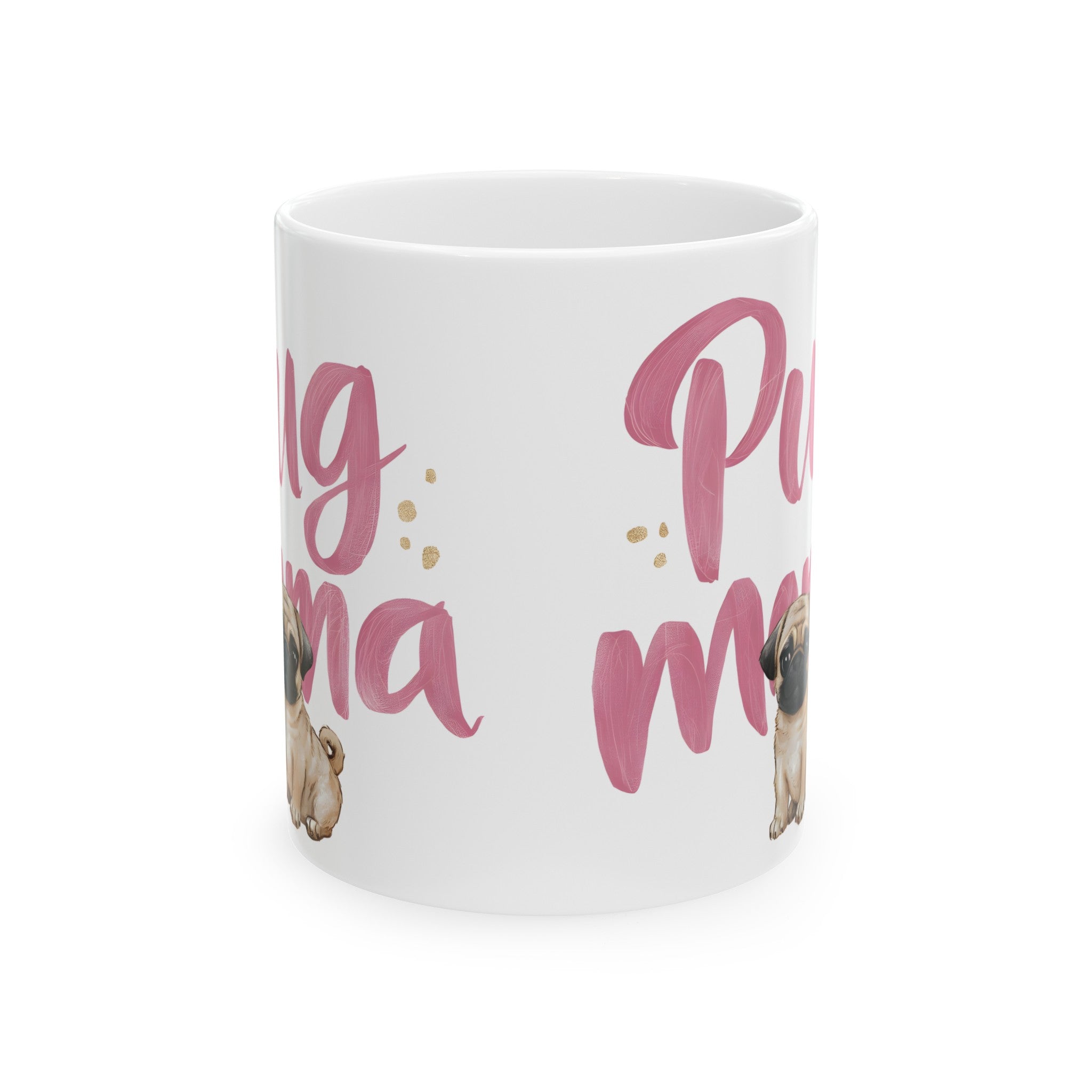 Pug Mama Mug | Pug Gift | Pug Coffee Mug | Pug Gift Ideas Mug 11oz Secondary image