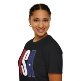 USA Flag Graphic T-Shirt — Red White & Blue Patriotic Tee USA Flag Graphic T-Shirt — Red White & Blue Patriotic Tee