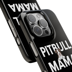 Premium Pitbull Mama 3 iPhone Case | Pitbull Gifts Slim Phone Cases Premium Pitbull Mama 3 iPhone Case | Pitbull Gifts Slim Phone Cases