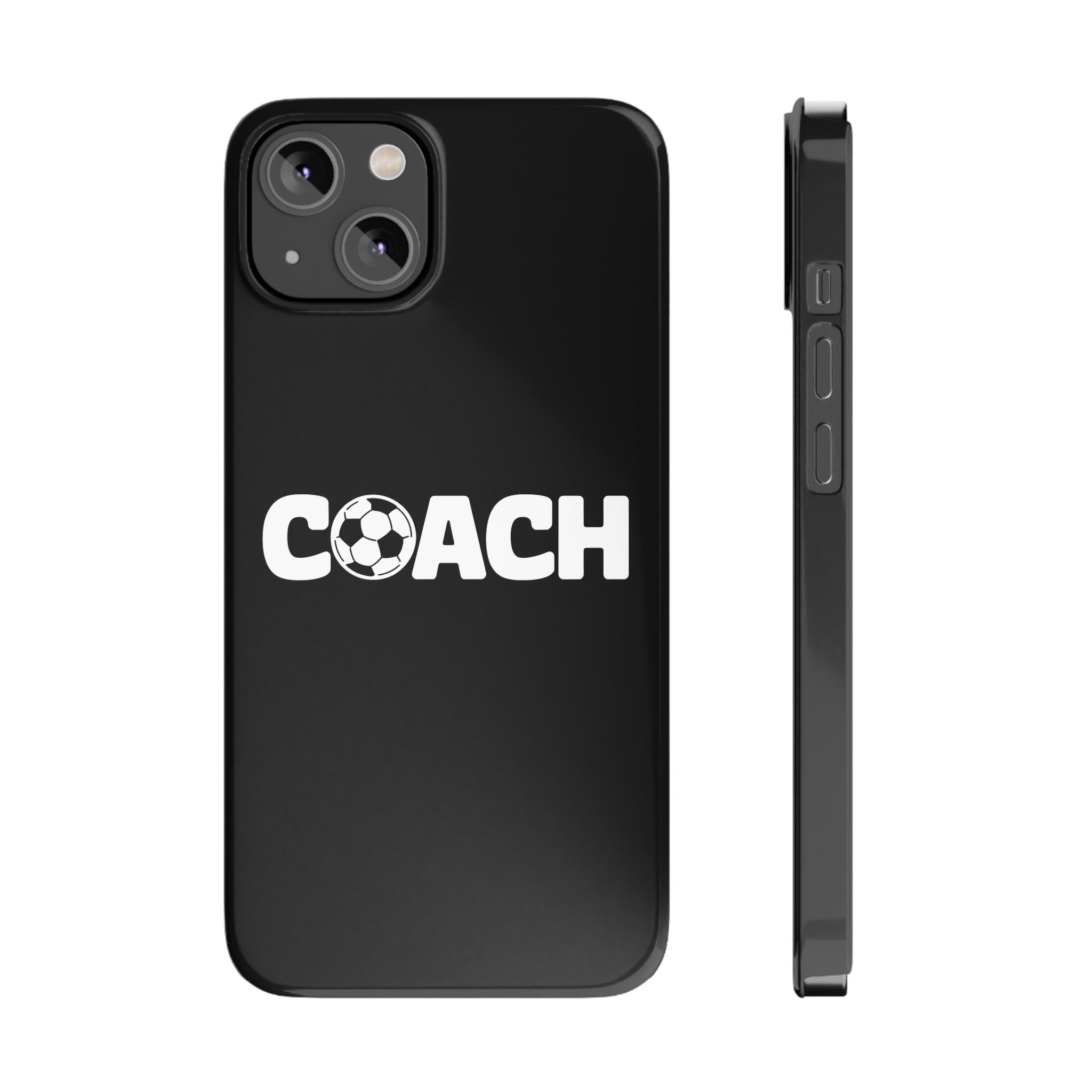 Premium Soccer Coach iPhone Case | Soccer Coach Gifts Slim Phone Cases