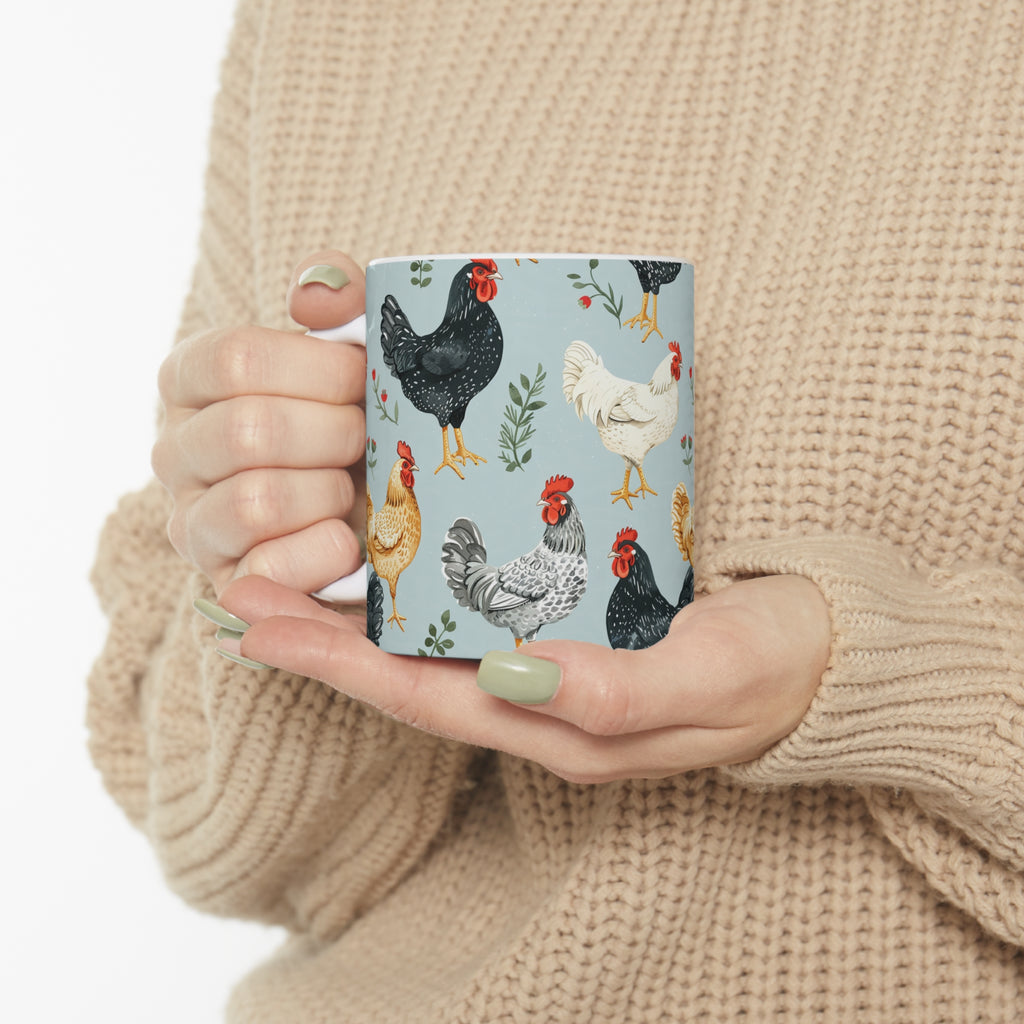 chicken gift, chicken mug, gifts for chicken lovers, gifts for chicken owners, chicken themed gifts, chicken gifts for her, chicken coffee mug, chicken gifts for chicken lovers, chicken presents, 