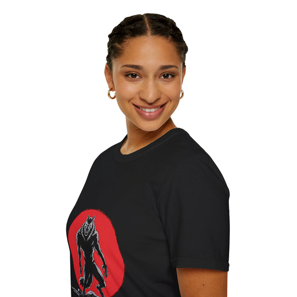 Werewolf Red Moon Unisex T-Shirt | Werewolf Shirt