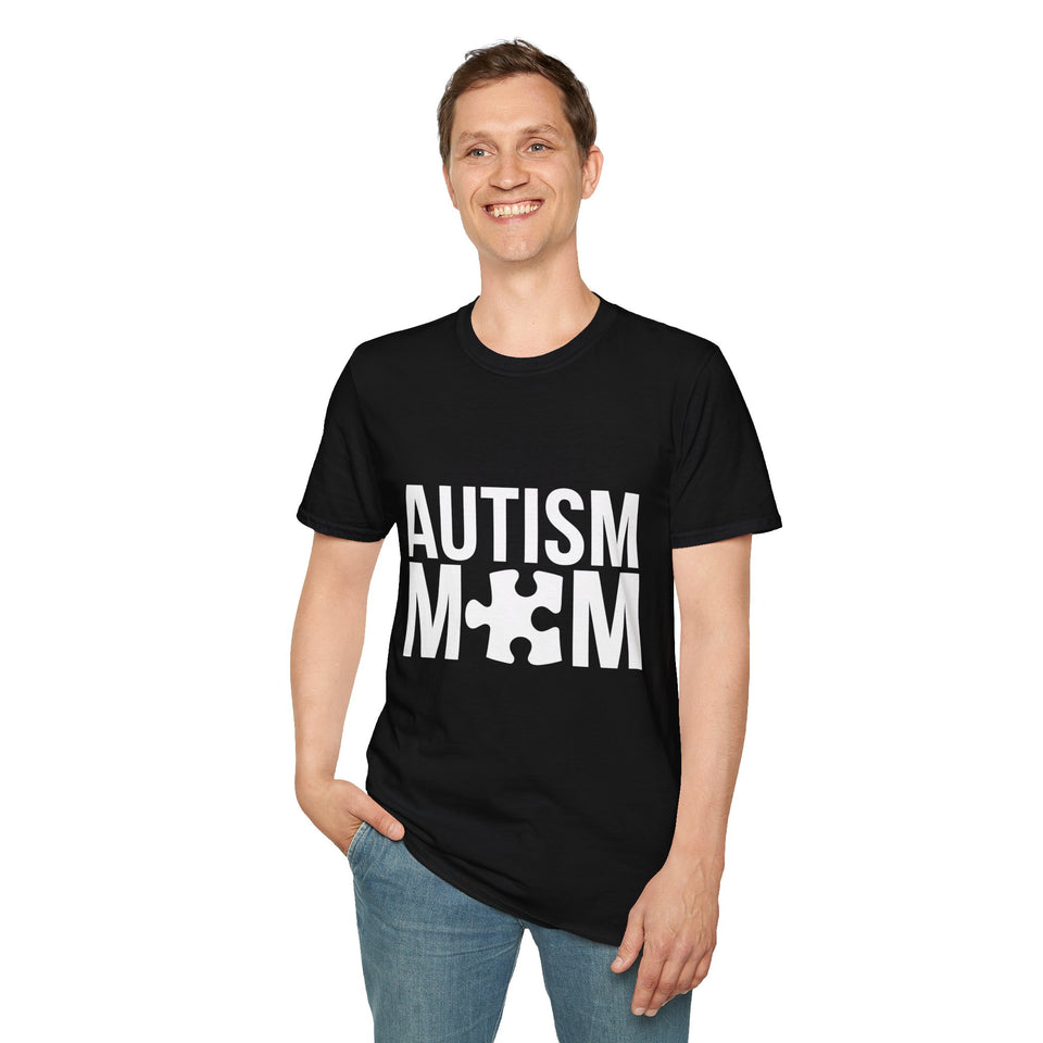 Autism Mom Shirt | Autism Awareness Gifts | Autism Merchandise | Cute Autism Mother Presents Unisex T-Shirt