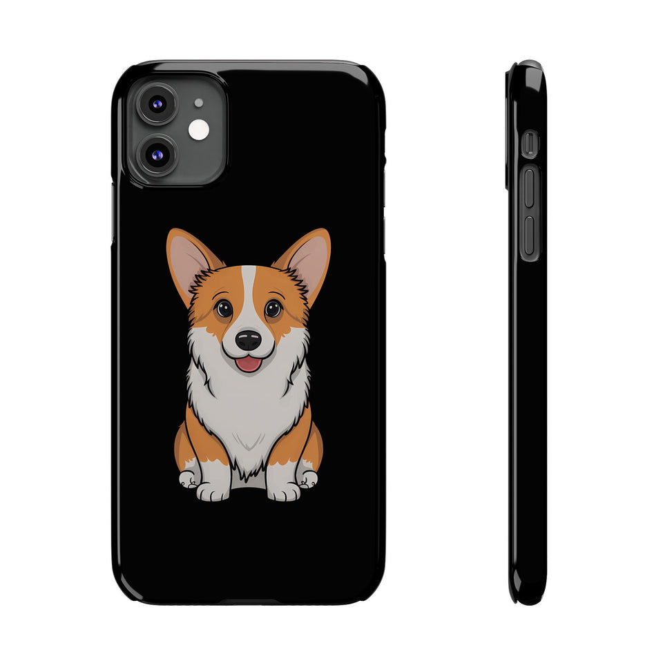 Cute Corgi Slim iPhone Case | Corgi Gift iPhone Case