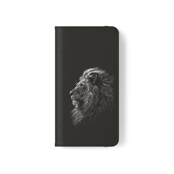 Lion Phone Case | Lion Wallet Phone Case Gifts | IPhone & Samsung Galaxy Lion Flip Cases