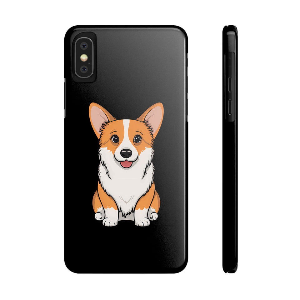 Cute Corgi Slim iPhone Case | Corgi Gift iPhone Case