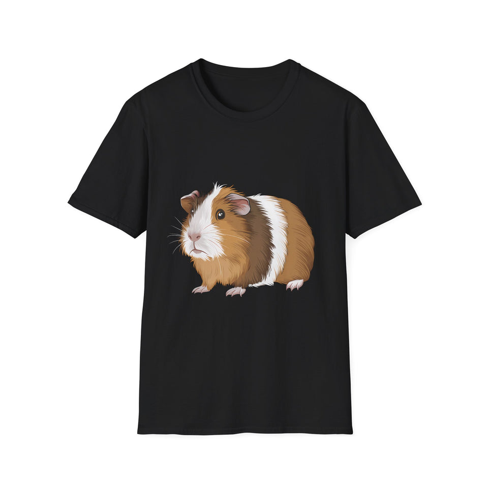 Guinea Pig T-Shirt 2 - Cute Guinea Pig Unisex Softstyle Tee