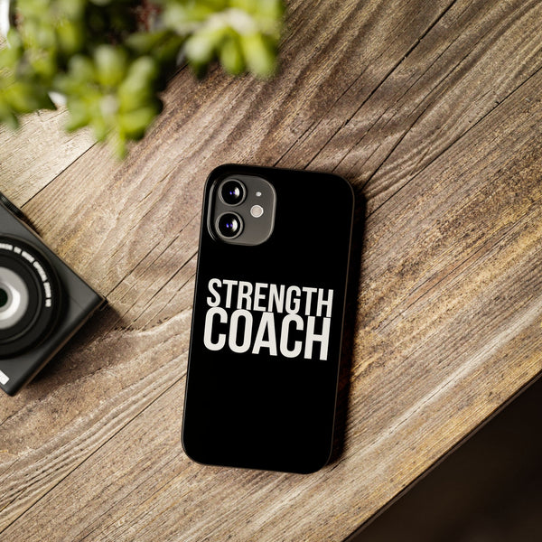 Premium Strength Coach iPhone Case | Strength Coach Gifts Slim Phone Cases