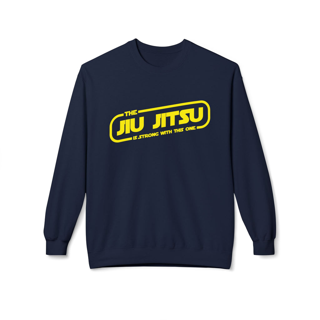 Brazilian Jiu Jitsu The JJ Is Strong With This One BJJ Unisex Midweight Softstyle Fleece Crewneck Sweatshirt