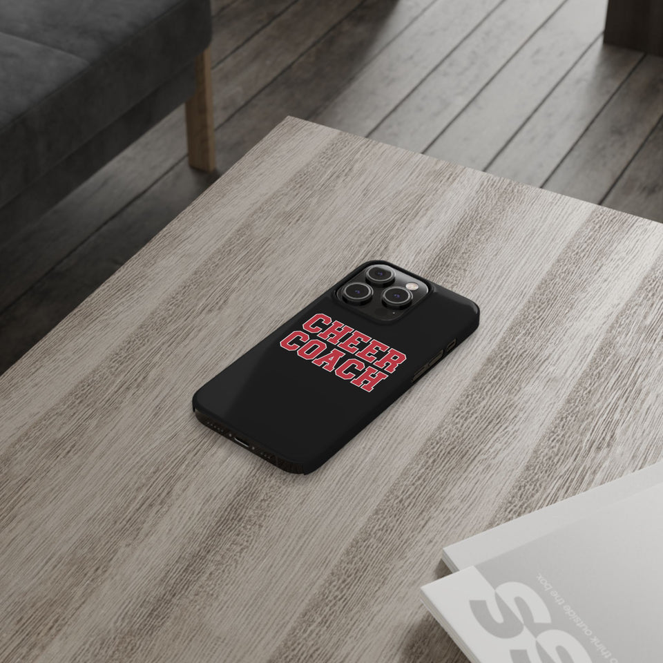 Premium Cheer Coach iPhone Case | Cheer Coach Gifts Slim Phone Cases