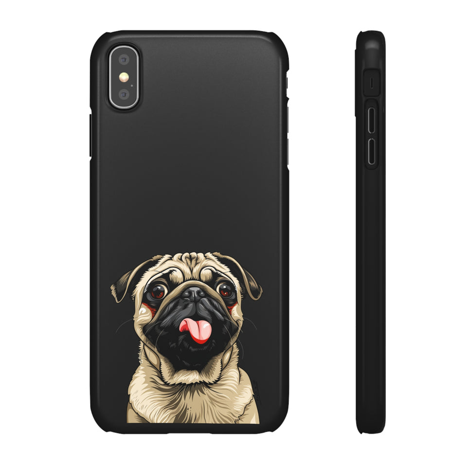 Pug Phone Case | I Love My Pug Phone Case | Pug iPhone & Samsung Galaxy Snap Cases