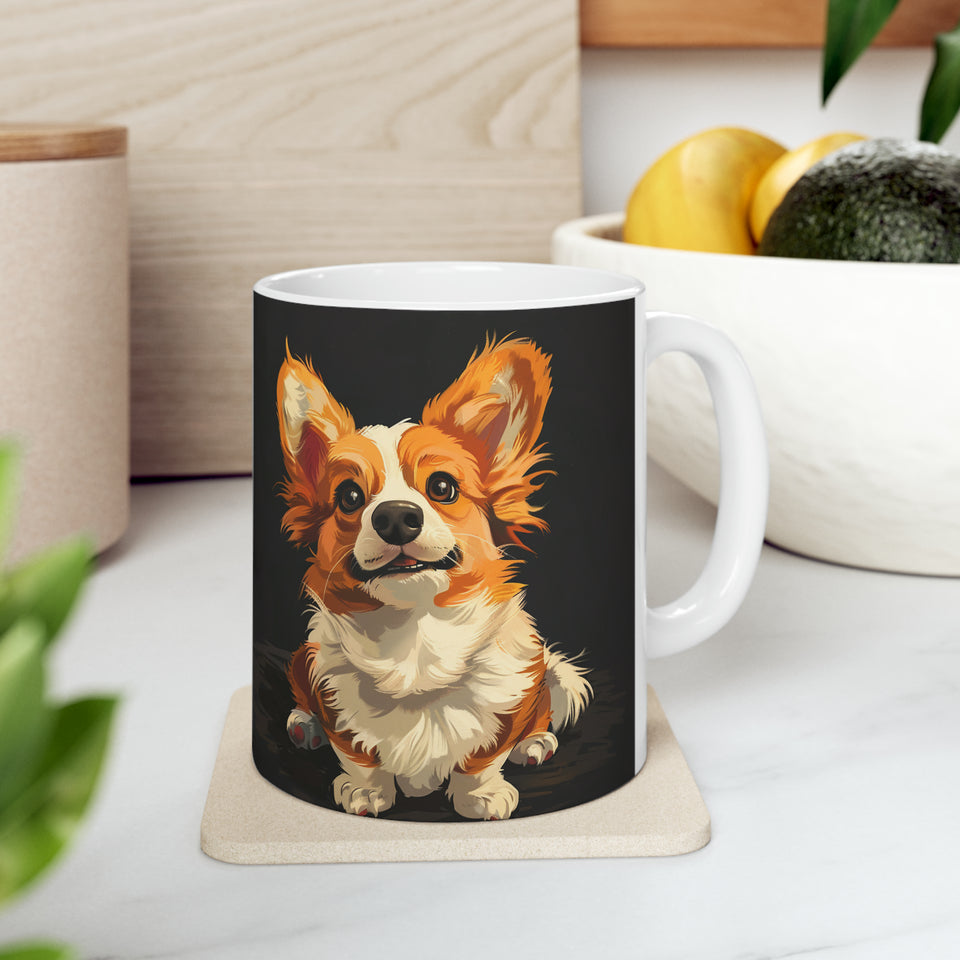 Cute Corgi Mug | Corgi Coffee Mug | Cute Corgi Gift | Funny Corgi Presents | Corgi Mug 1 11oz