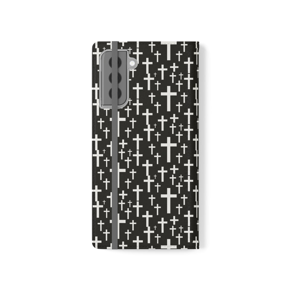 Faith Religion Jesus Cross Phone Case | Faith Religion Wallet Phone Case Gifts | IPhone & Samsung Galaxy Jesus Cross  Flip Cases