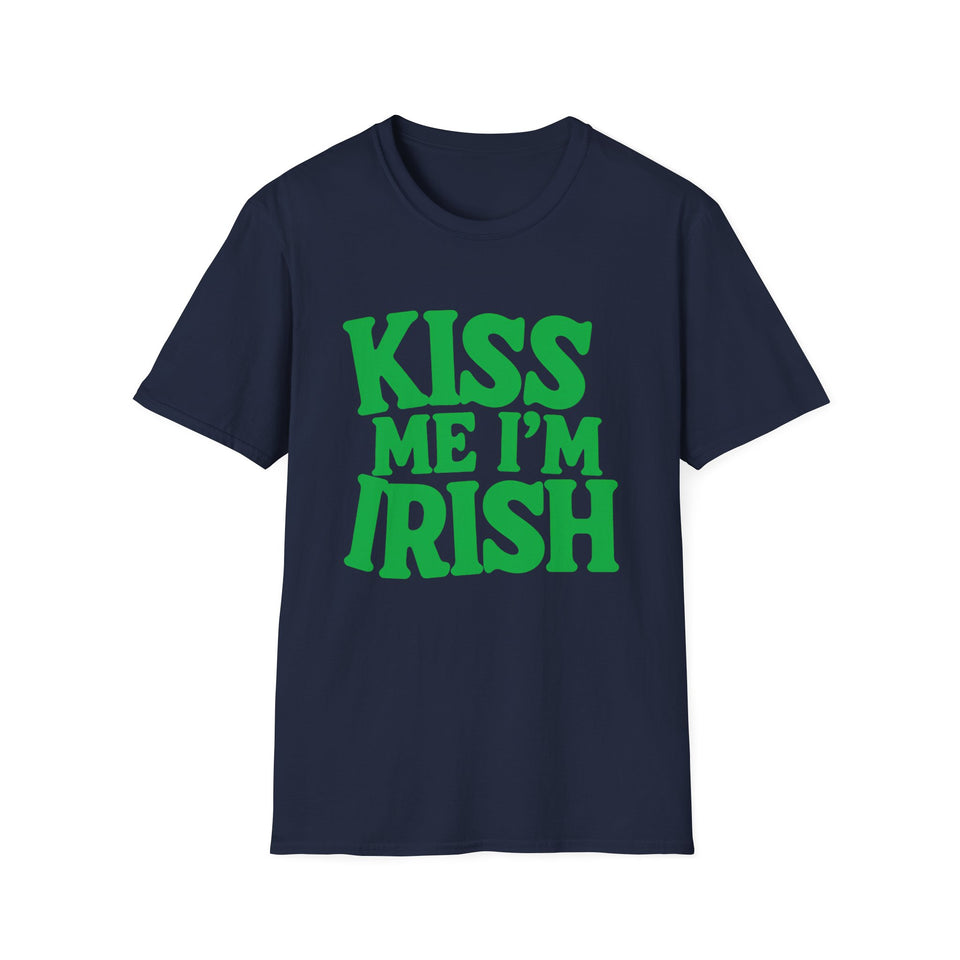 Kiss Me I'm Irish Ireland Graphic T-Shirt — St. Patrick's Day Irish Pride Tee