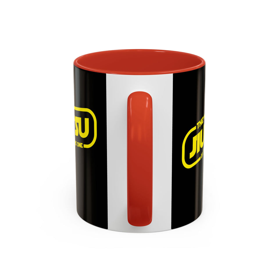 Brazilian Jiu Jitsu The Jiu Jitsu Is Strong With This One | BJJ Accent Coffee Mug