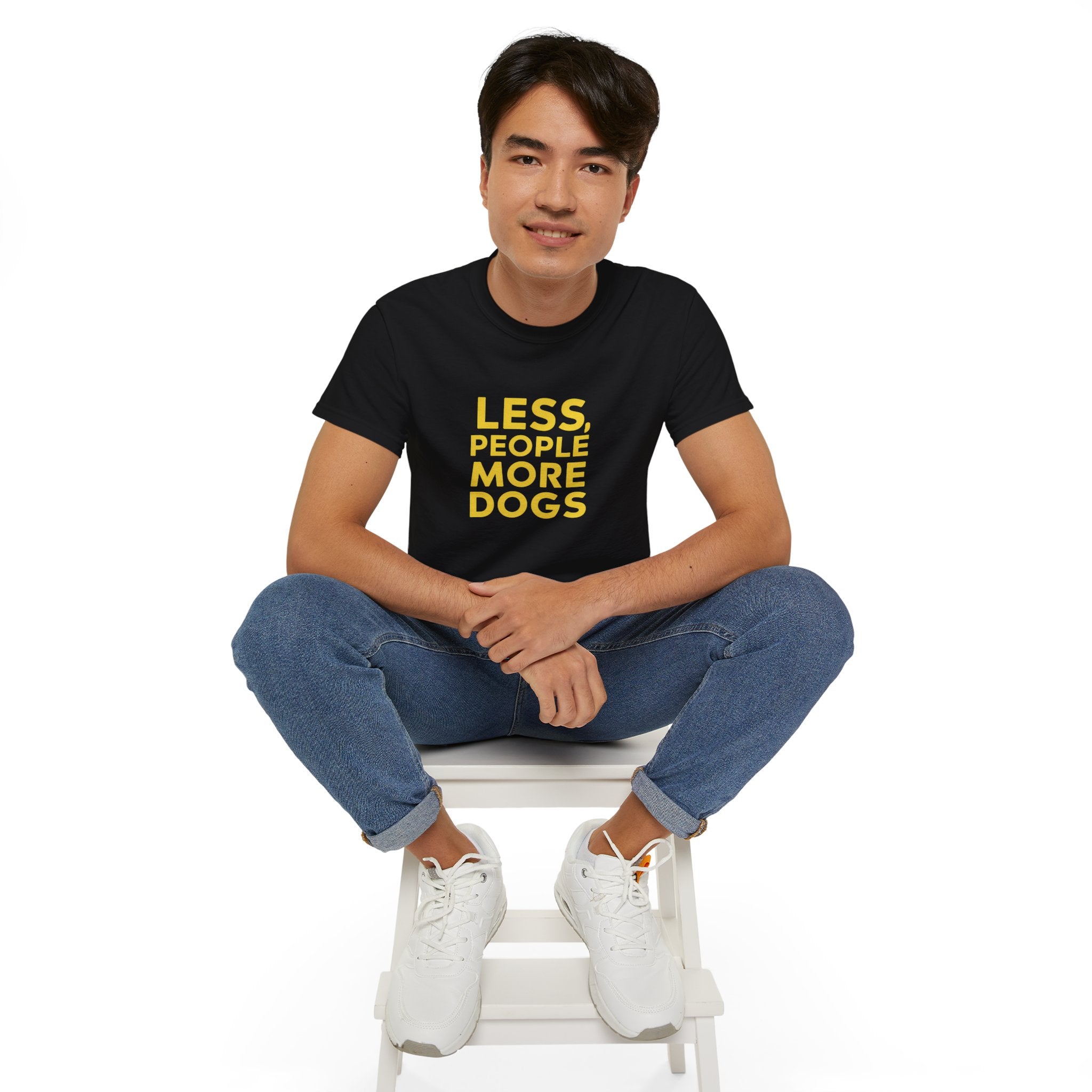 Less People More Dogs Shirt | Dog Gift | Dog Merchandise | Dog Gifts | Dog Presents Unisex Dog Shirts 2