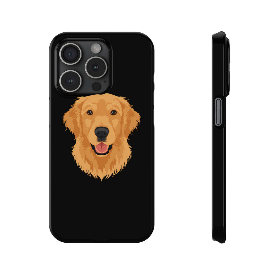 Premium Golden Retriever iPhone Case | Golden Retriever Gifts Slim Phone Cases