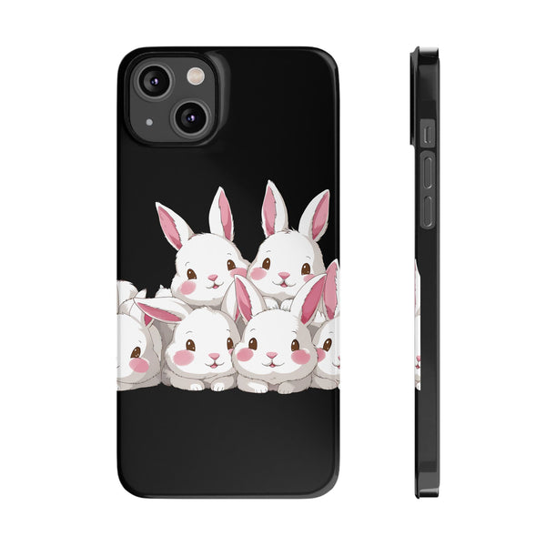 Premium Cute Rabbit iPhone Case | Rabbit Gifts Slim Phone Cases