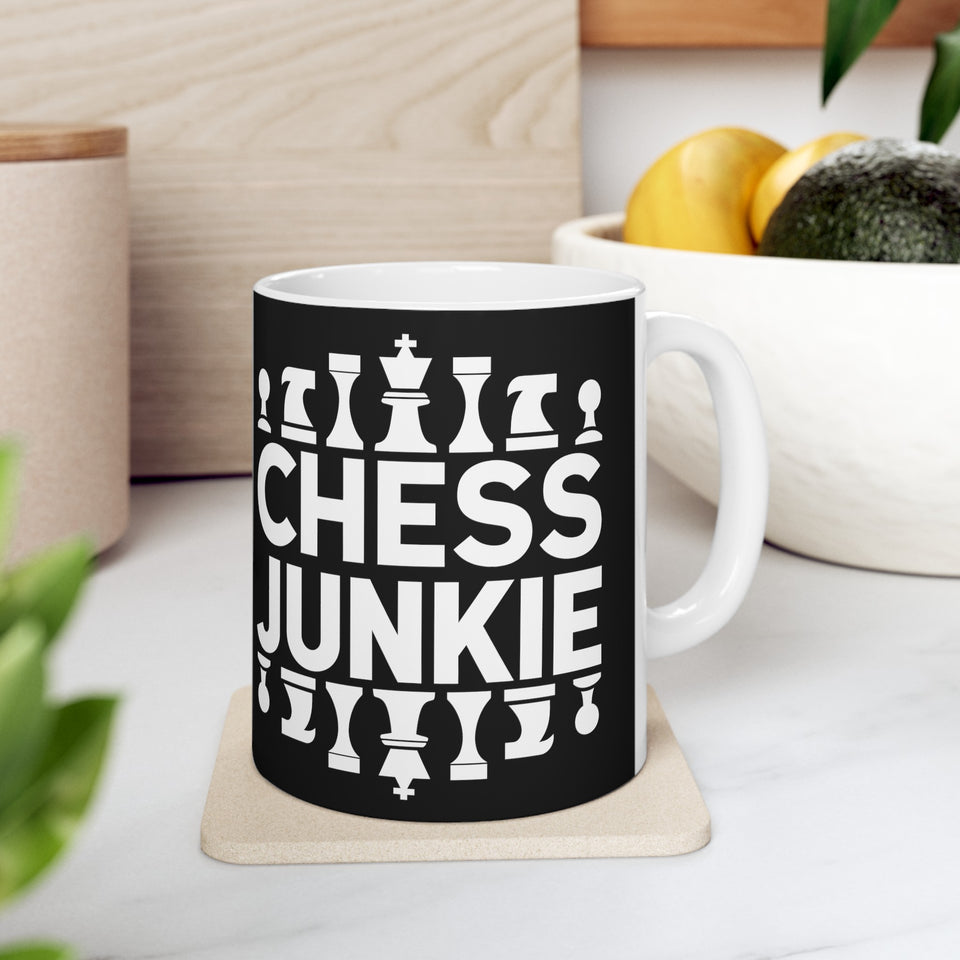 Chess Junkie Mug | Chess Gift | Chess Coffee Mug | Chess Gift Ideas Mug 11oz