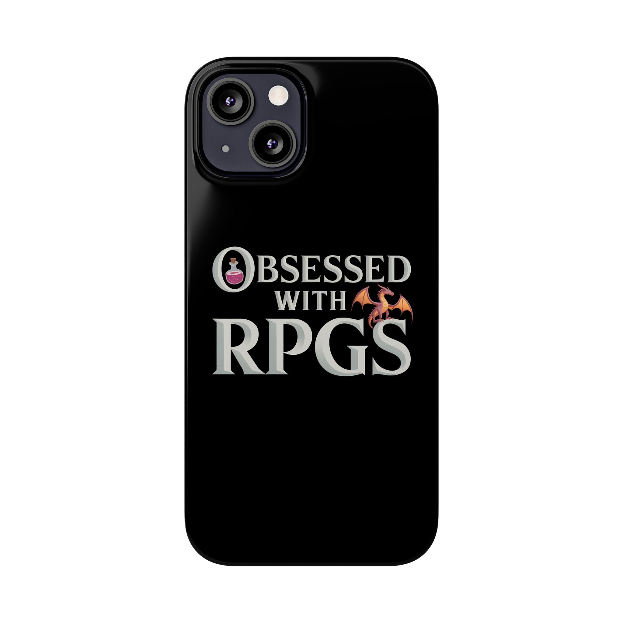 Premium Obsessed With RPGs iPhone Case | Fantasy Role Playing Game Slim Phone Cases