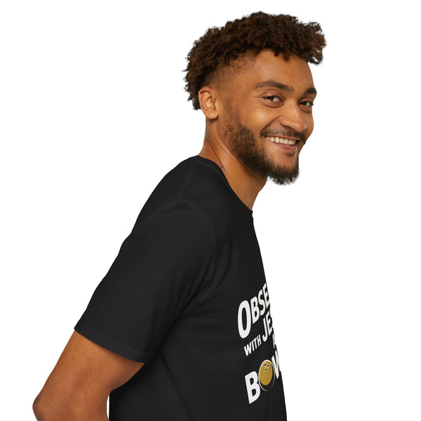 Obsessed With Faith Jesus and Bowling T-Shirt | Christianity Faith In Jesus and Bowling T-Shirt