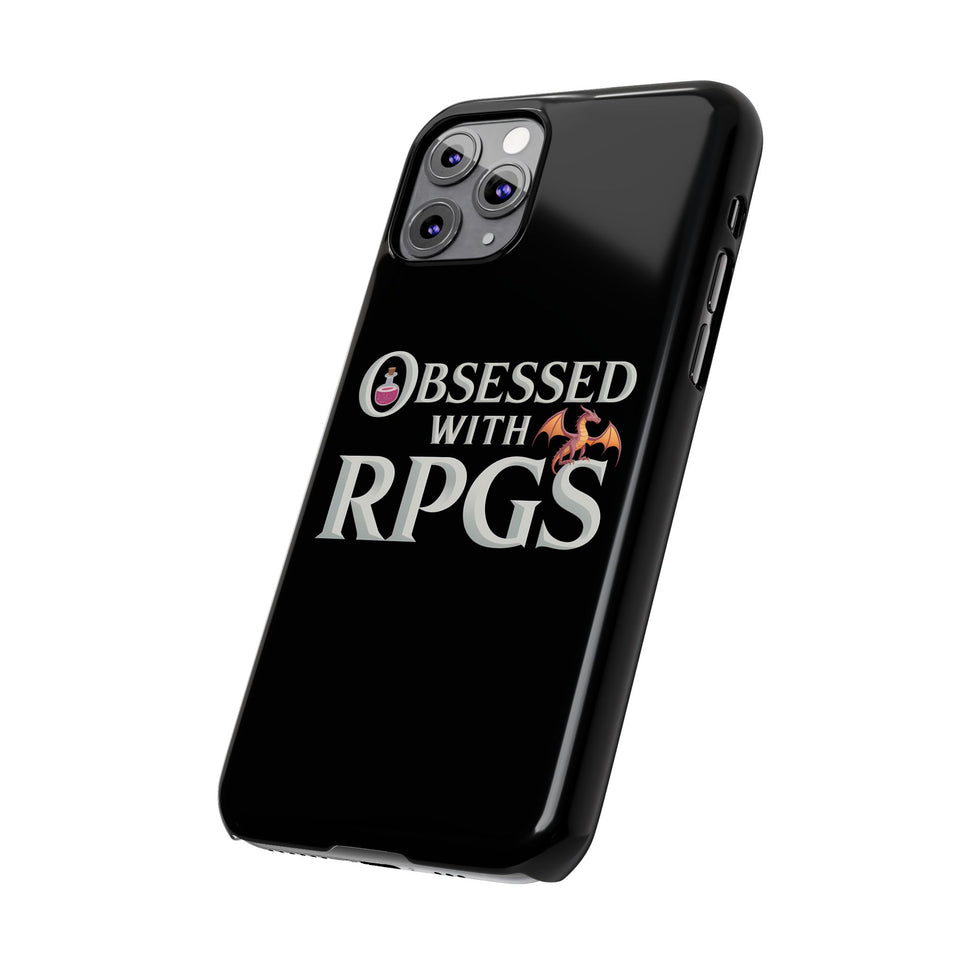 Premium Obsessed With RPGs iPhone Case | Fantasy Role Playing Game Slim Phone Cases