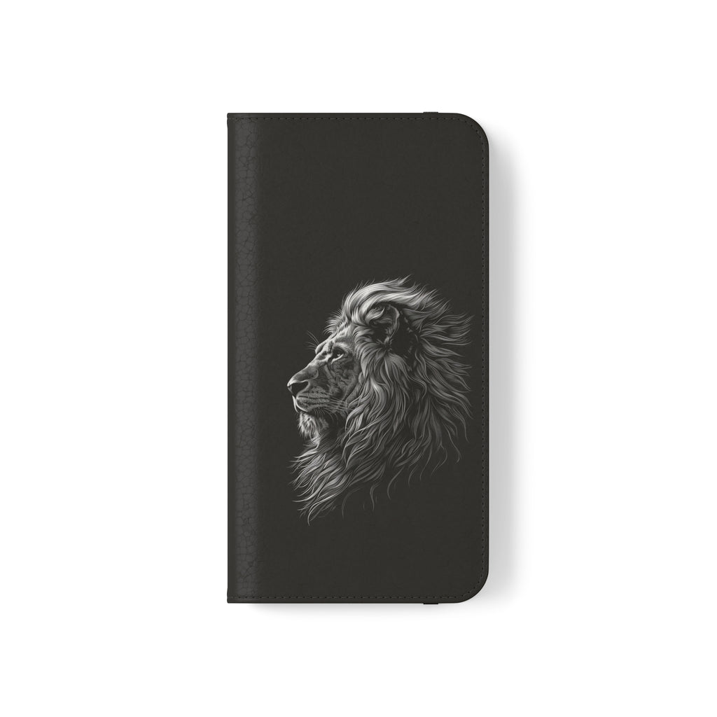 Lion Phone Case | Lion Wallet Phone Case Gifts | IPhone & Samsung Galaxy Lion Flip Cases