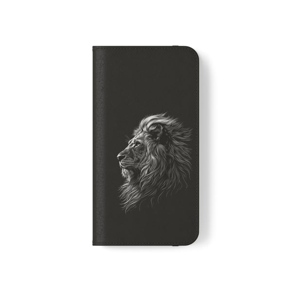 Lion Phone Case | Lion Wallet Phone Case Gifts | IPhone & Samsung Galaxy Lion Flip Cases