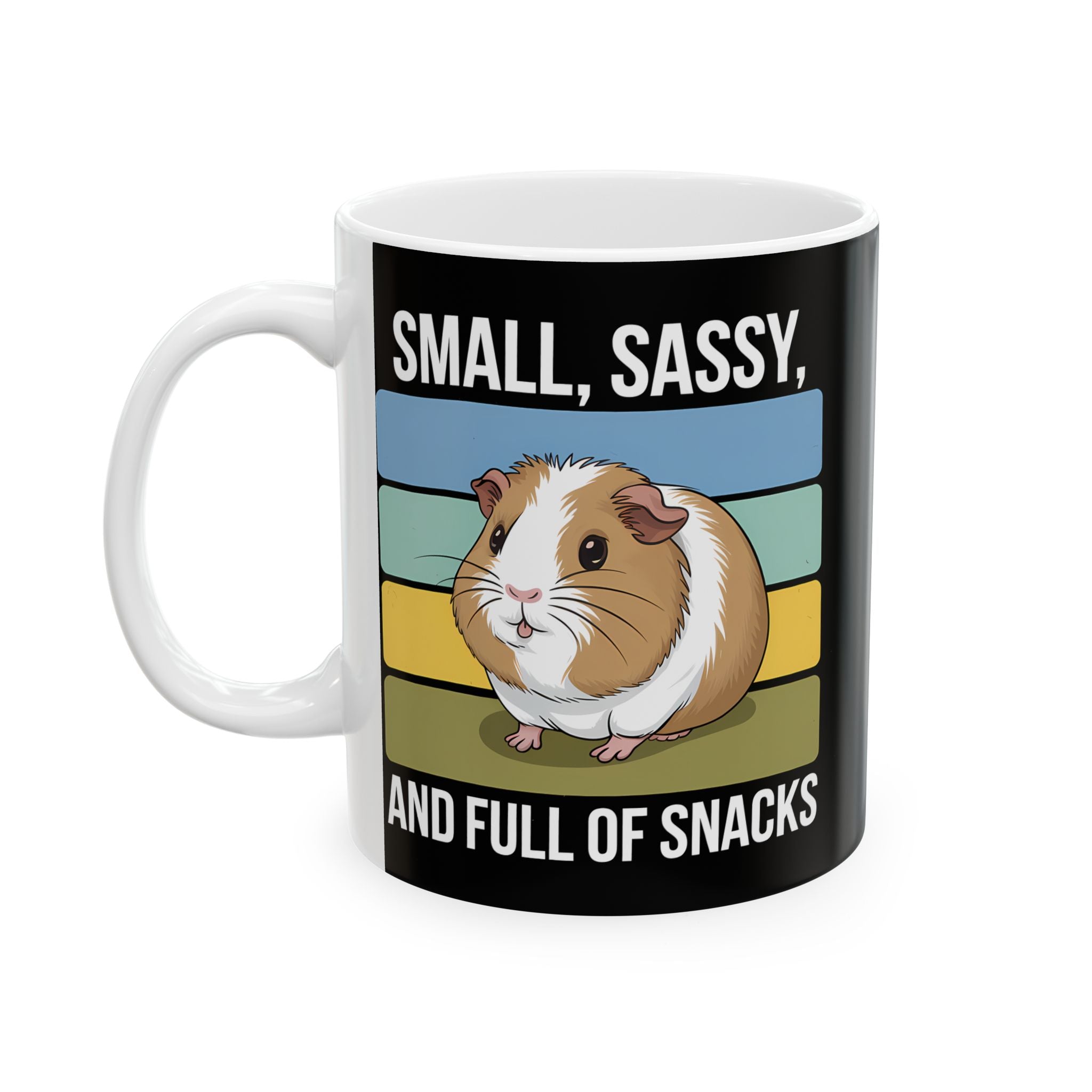 Guinea Pig Mug - Small, Sassy, and Full of Snacks Cute Guinea Pig Mug 2
