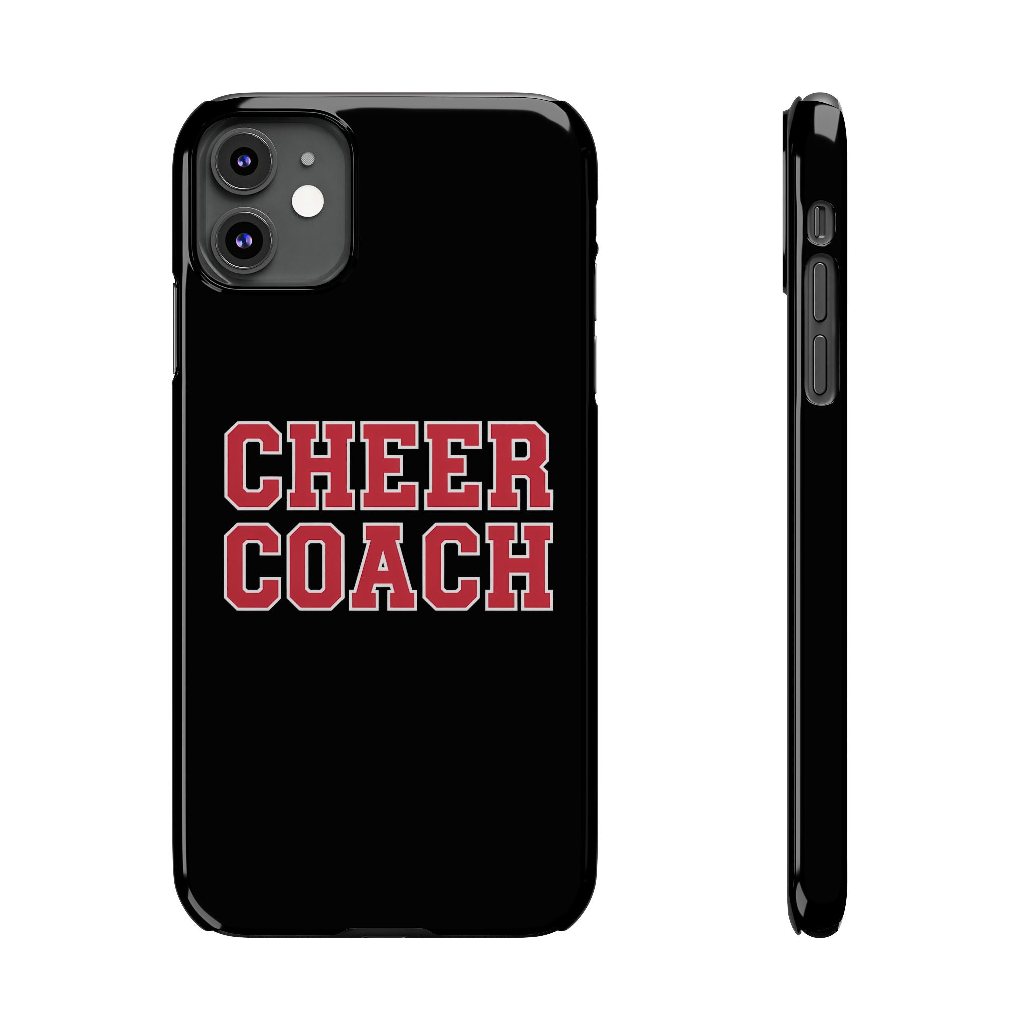 Premium Cheer Coach iPhone Case | Cheer Coach Gifts Slim Phone Cases